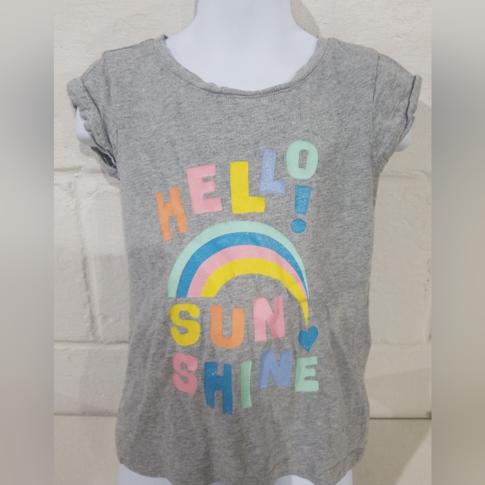 Girls grey short sleeve tshirt